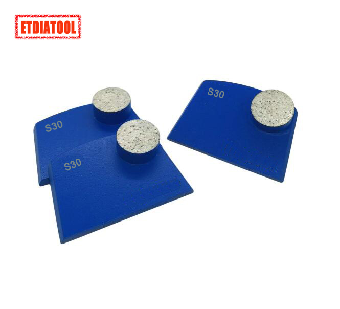 Lavina Metal Diamond Grinding Shoes - Single Bar