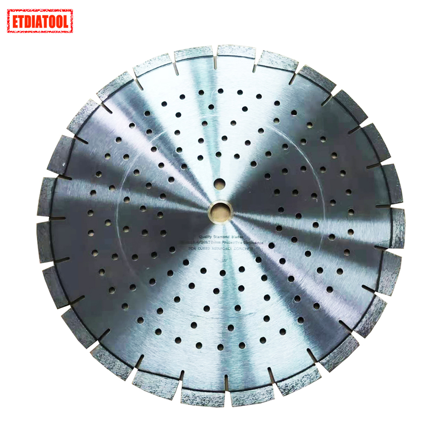 Laser Welded Diamond Saw Blades - Turbo Holes Groove Segments