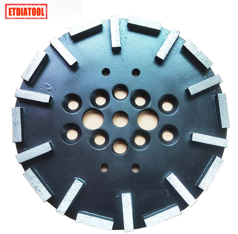 10 Inch Concrete Diamond Grinding Discs - Rectangle Segments