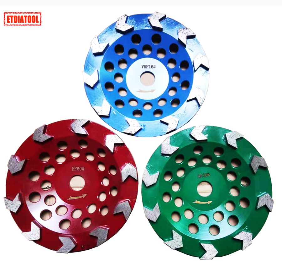 7 Inch Diamond Cup Wheels - Arrow Wheels